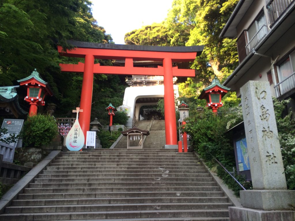鎌倉,ランニング,江ノ島,小動神社