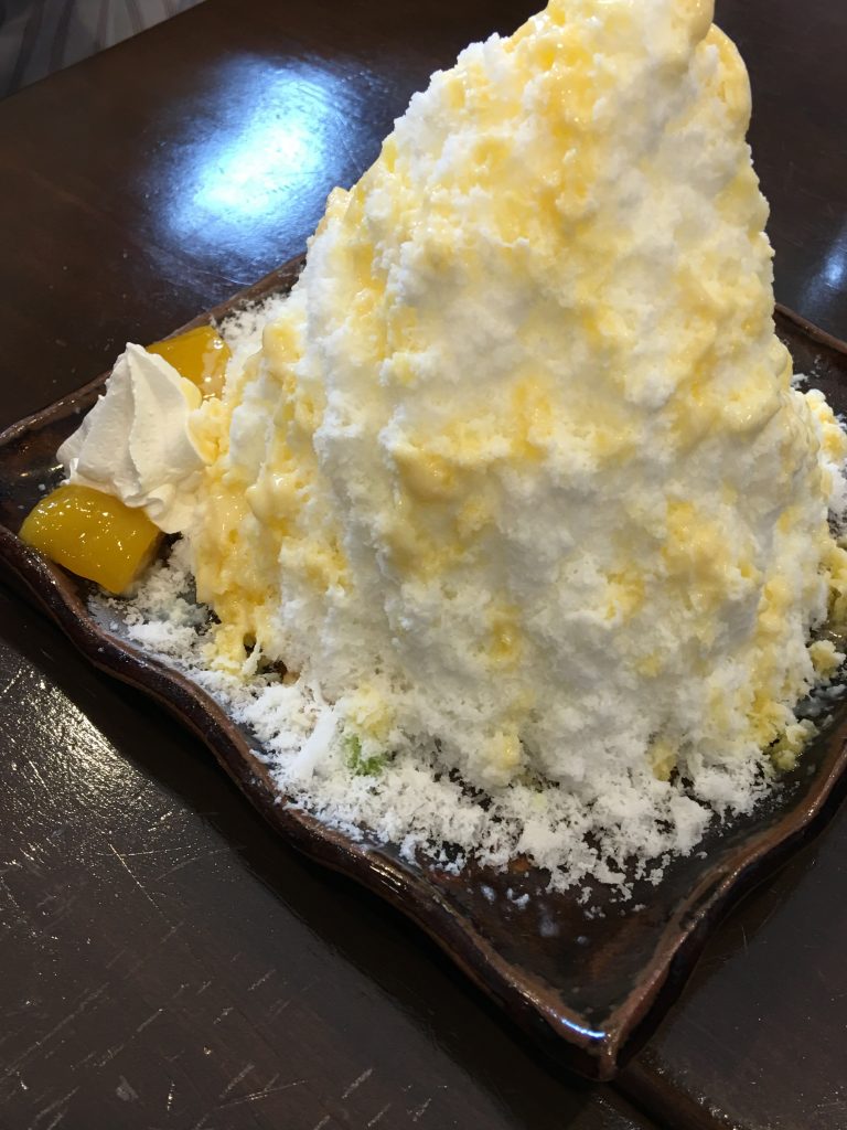 雪の晶,福岡,かき氷,博多,中洲