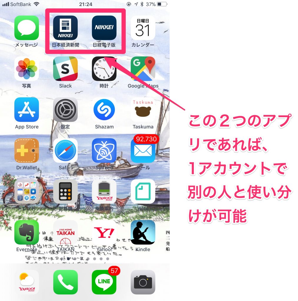 日経,日経電子版,日経新聞,iPhone,iPad