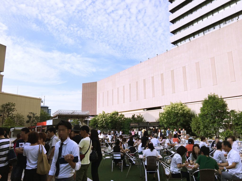 うめはん ビアガーデンマルシェ 阪急