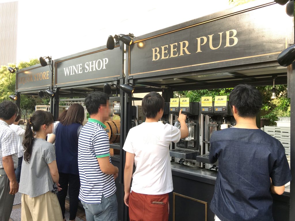 阪急 うめはん ビアガーデン マルシェ
